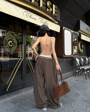 CABY lace wide leg pants