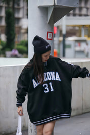 【校園風情侶款🧑‍🤝‍🧑】Old-school Letter Pullover