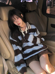 【人氣大熱產品🔥】Striped Polo Oversized Cardigan