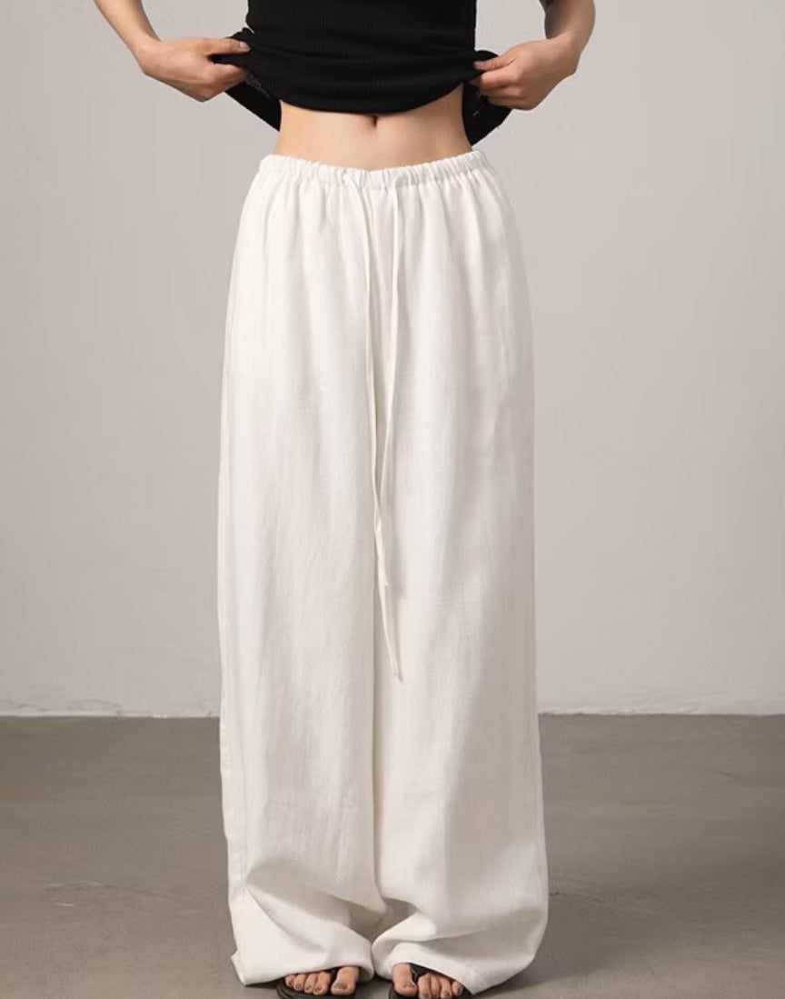 Straight Leg Linen Pants(100% Linen)