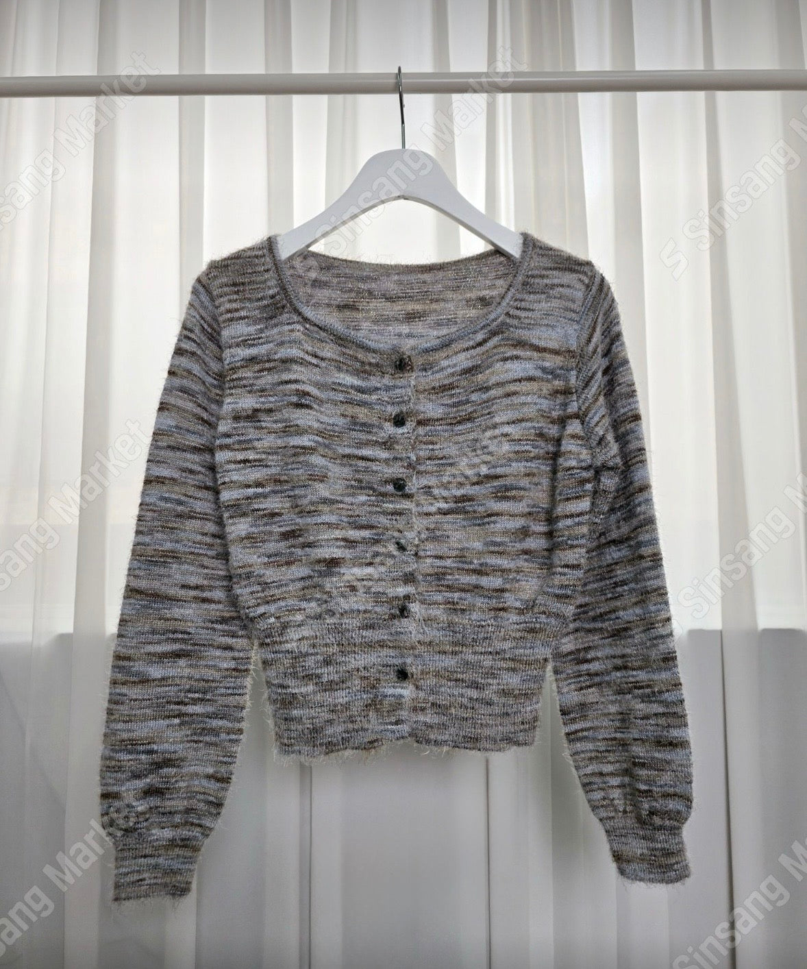 【海馬毛毛V領冷衫】Fluffy V Neck Cardigan