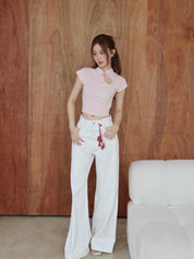 Cheongsam Crop Top