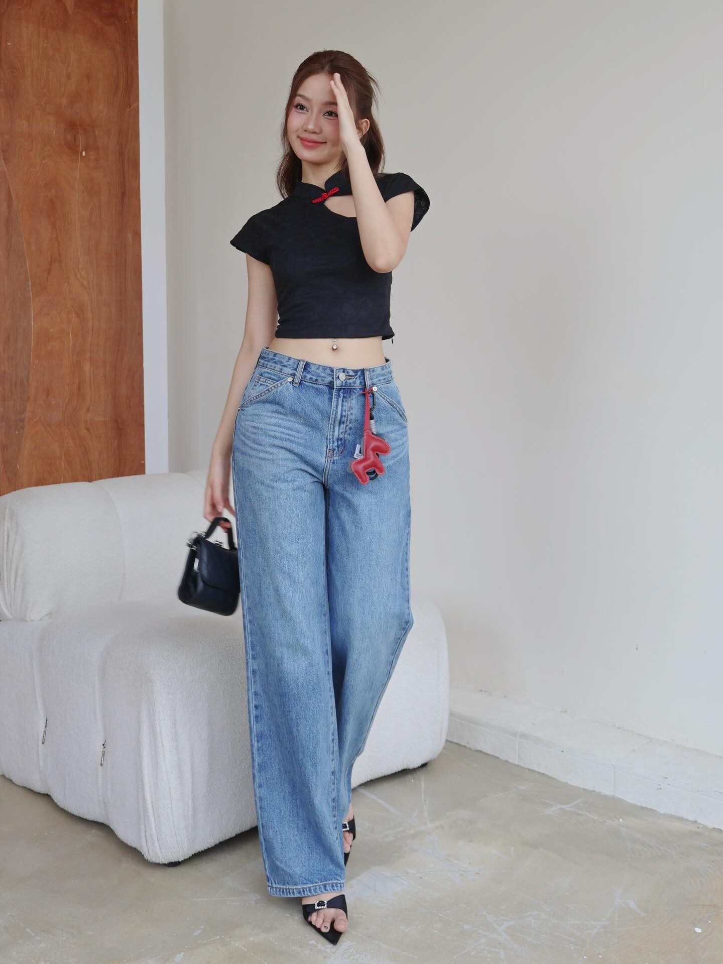 Cheongsam Crop Top