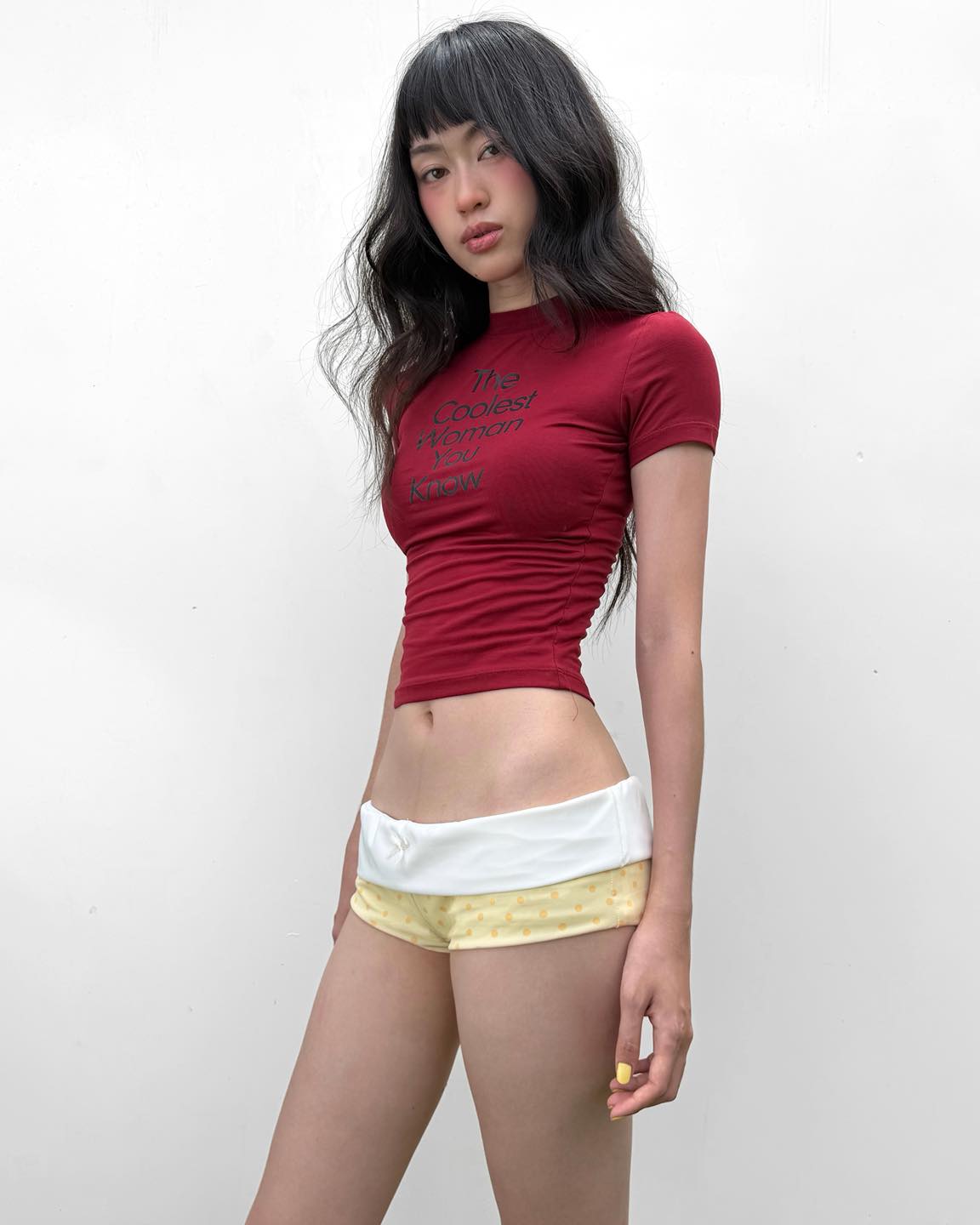 High Collar Baby Tee