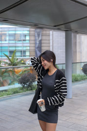 【Old Money氛圍感】Old Money Vibe Striped Cardigan