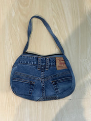 #T203 - Remade Denim Shoulder bag