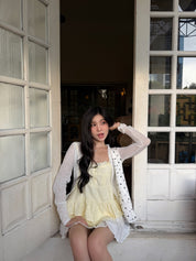 Lemon Chiffon Frill Cami