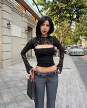 LINGLING lace top