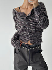 【海馬毛毛V領冷衫】Fluffy V Neck Cardigan