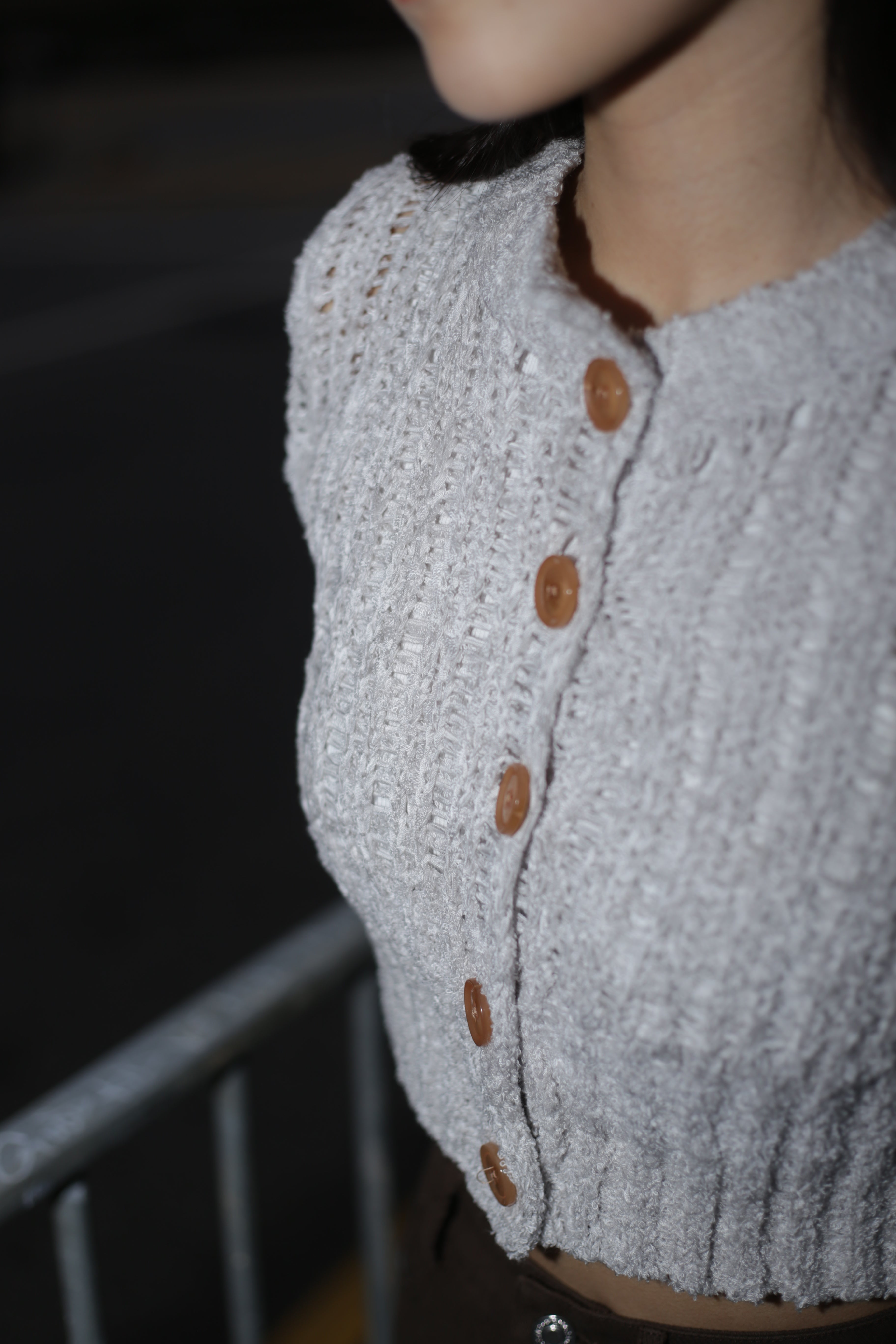 Lucia Crop knit Cardigan