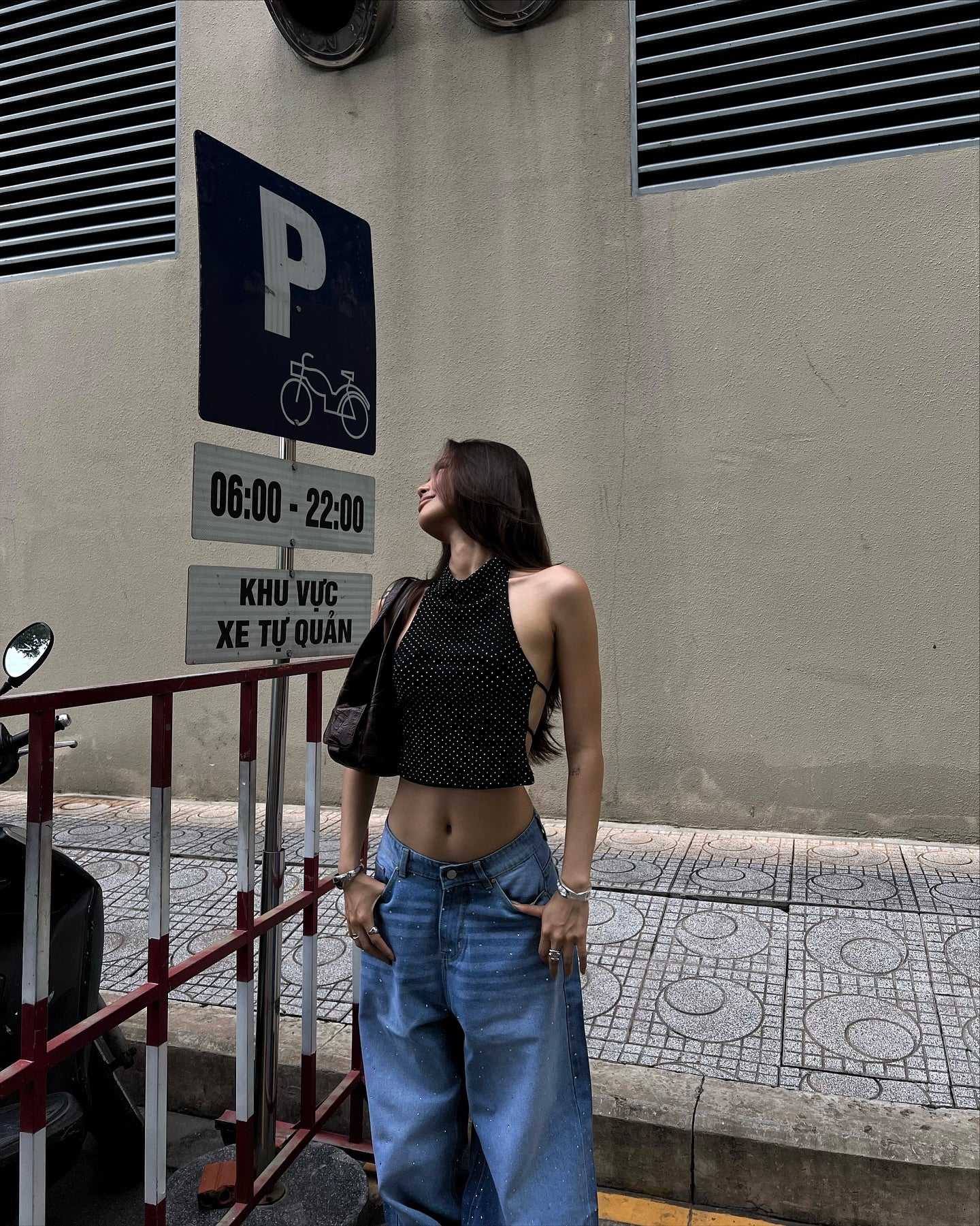 DABIN Polka Dot top