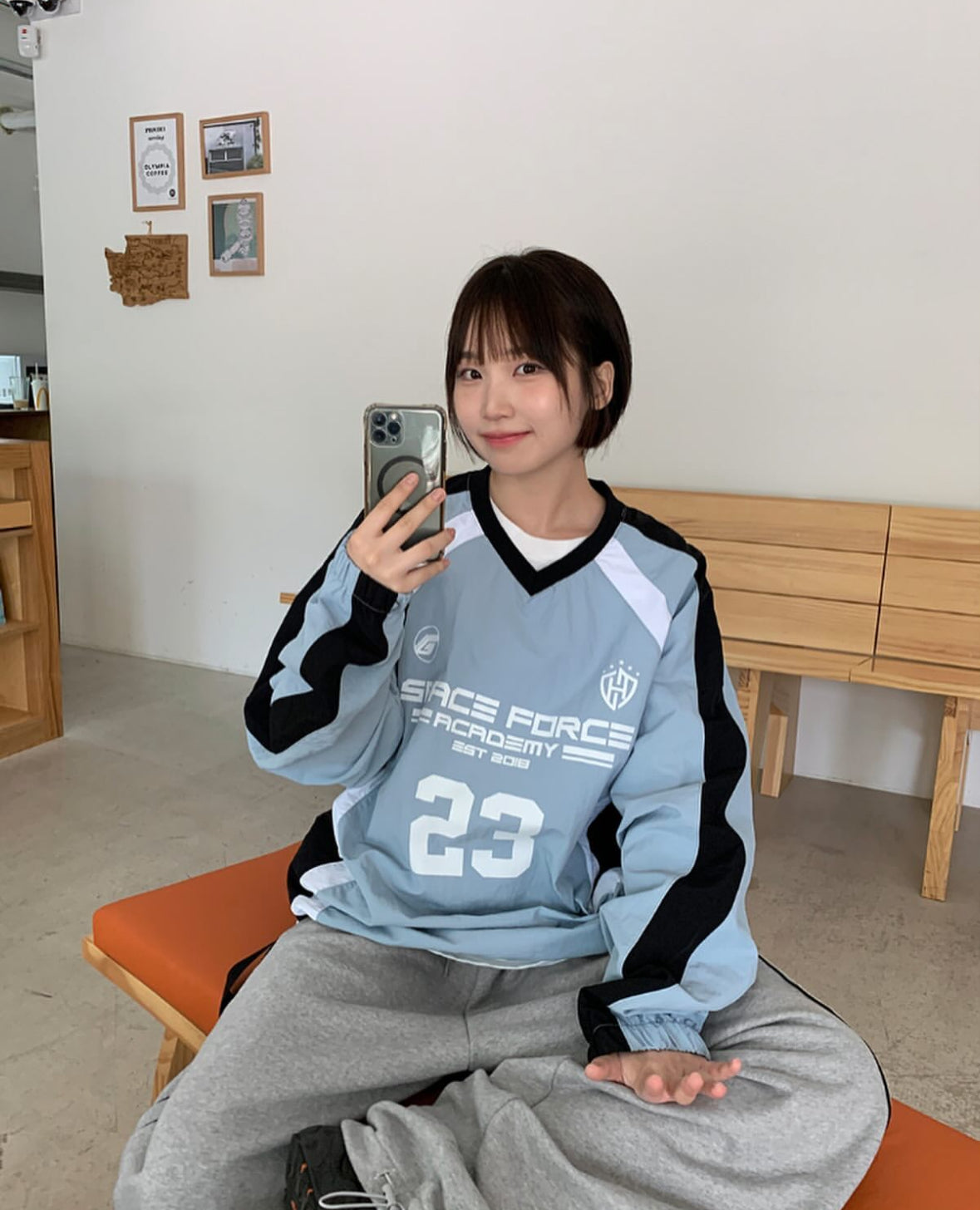 【情侶衫ok！｜4色入】Space Force Nylon Sweater