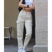 【瑕疵品！】Ines High Waist Cargo Jeans