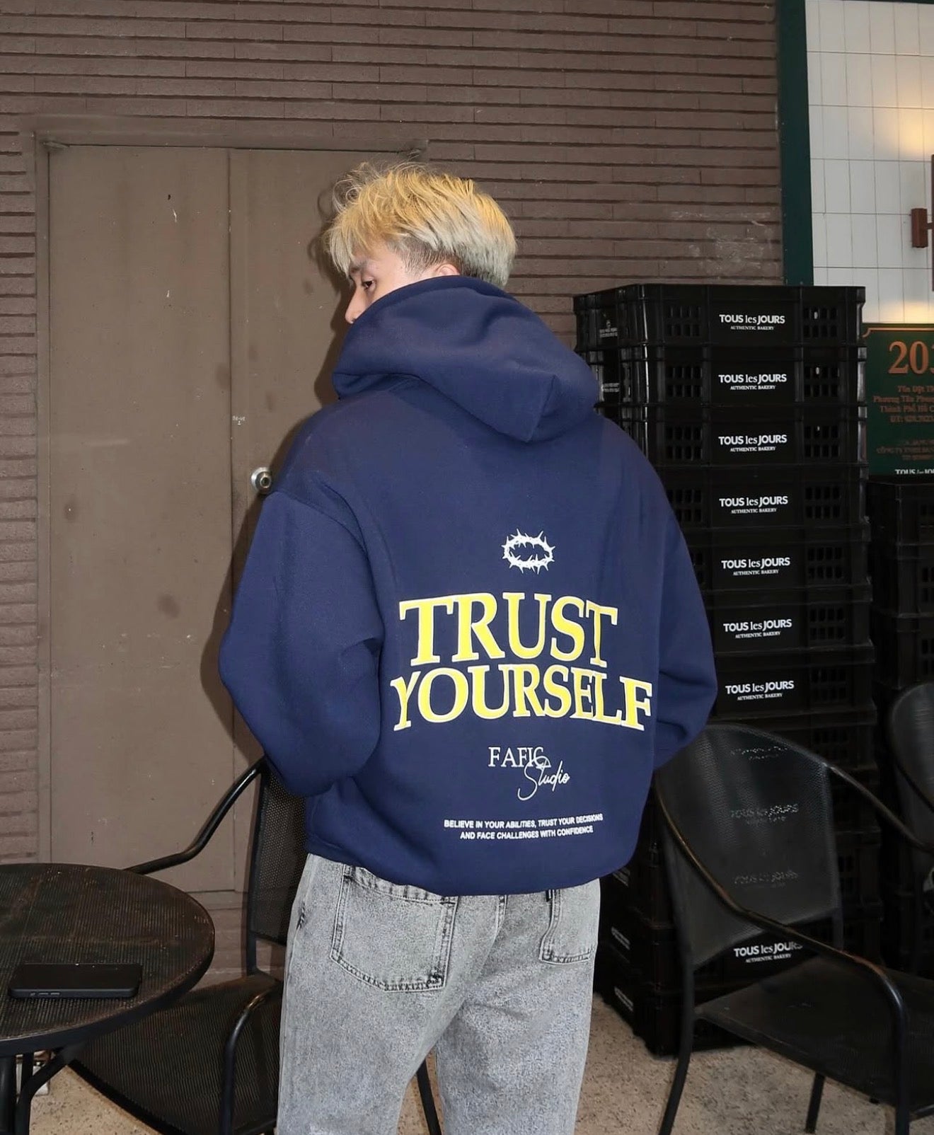 【🇻🇳越南連線】Trust Yourself 美式短版Hoodie