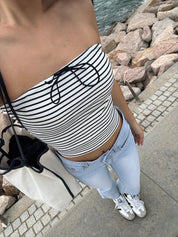 【✔️PAD｜高CP值之選】Striped Padded Tube Top