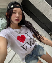 【春夏必備！】I Love Wave T Shirt