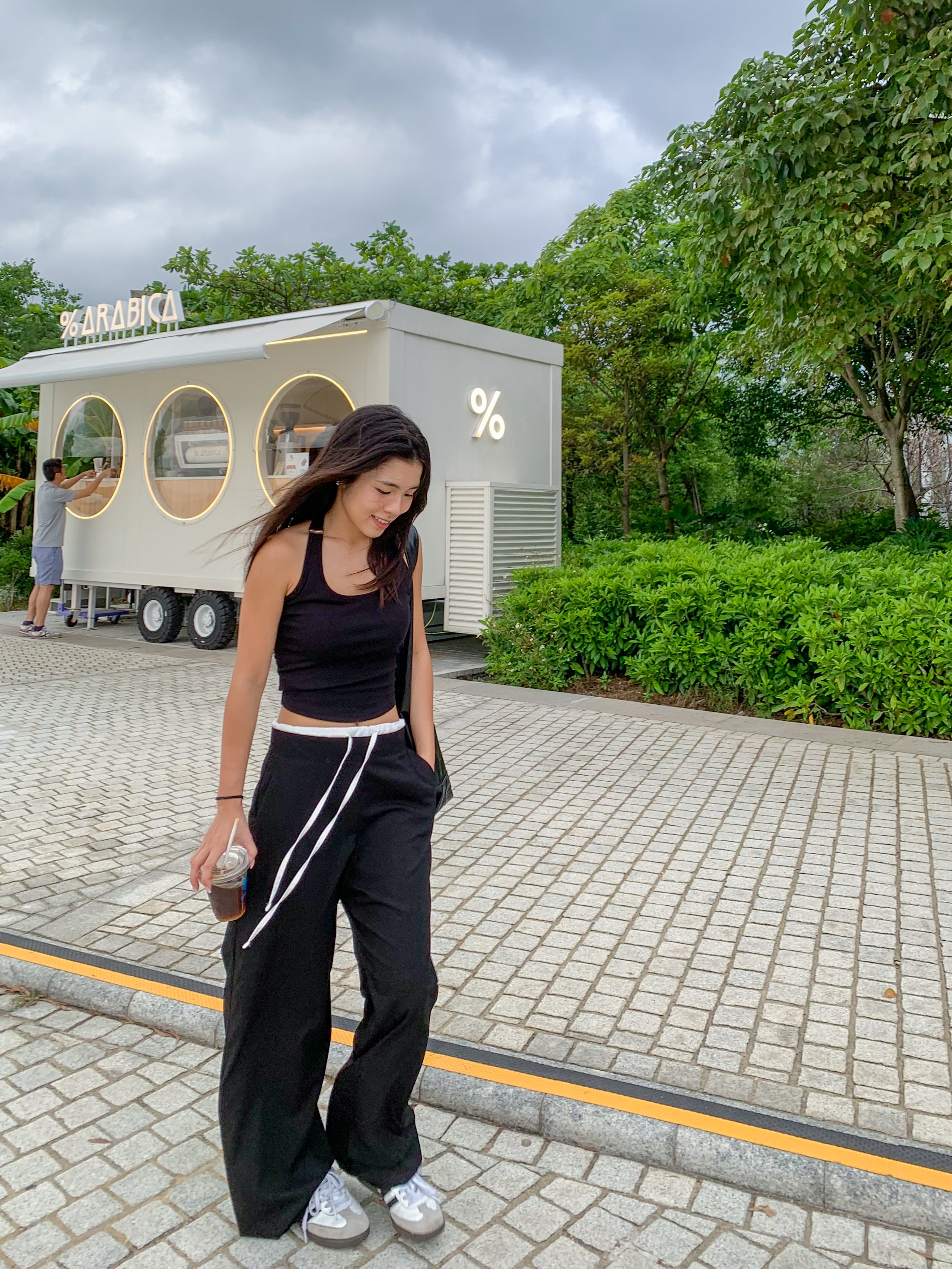 【歐美休閑感綁帶西褲】Casualuxe Wide Leg Suit Pants
