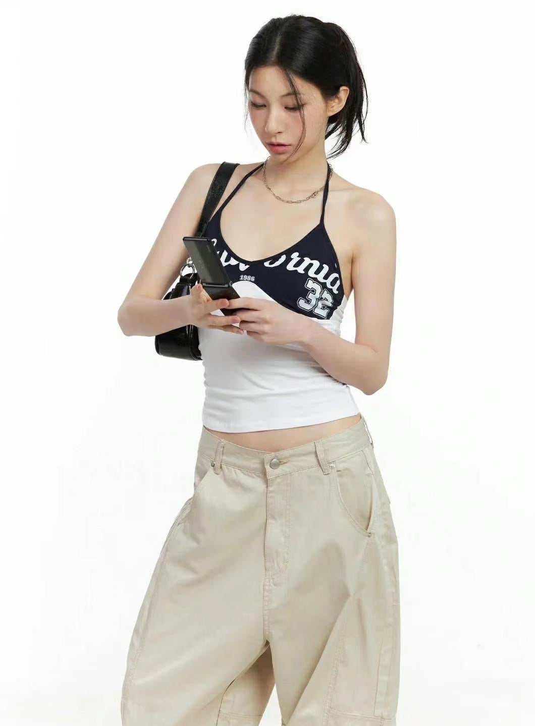 Cali Halter Crop Top