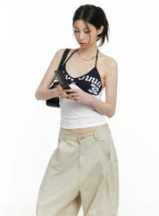 Cali Halter Crop Top