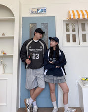 【情侶衫ok！｜4色入】Space Force Nylon Sweater