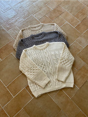 【冬日慵懶感麻花毛衣❄️】Round Neck Loose Fit Cardigan