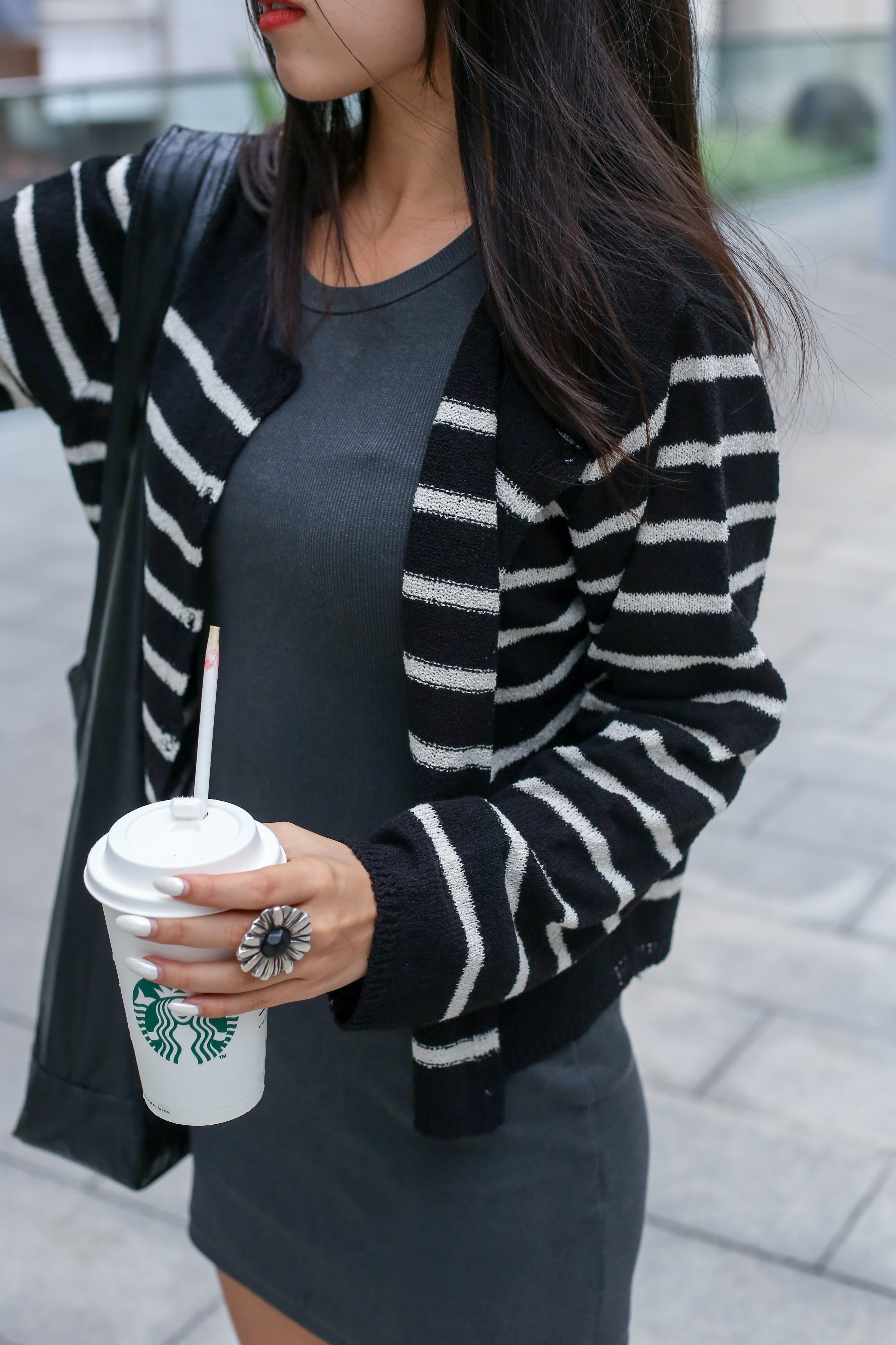 【Old Money氛圍感】Old Money Vibe Striped Cardigan