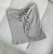 【一衣两穿~平價解鎖高級感】Striped 2 Way Tube Top
