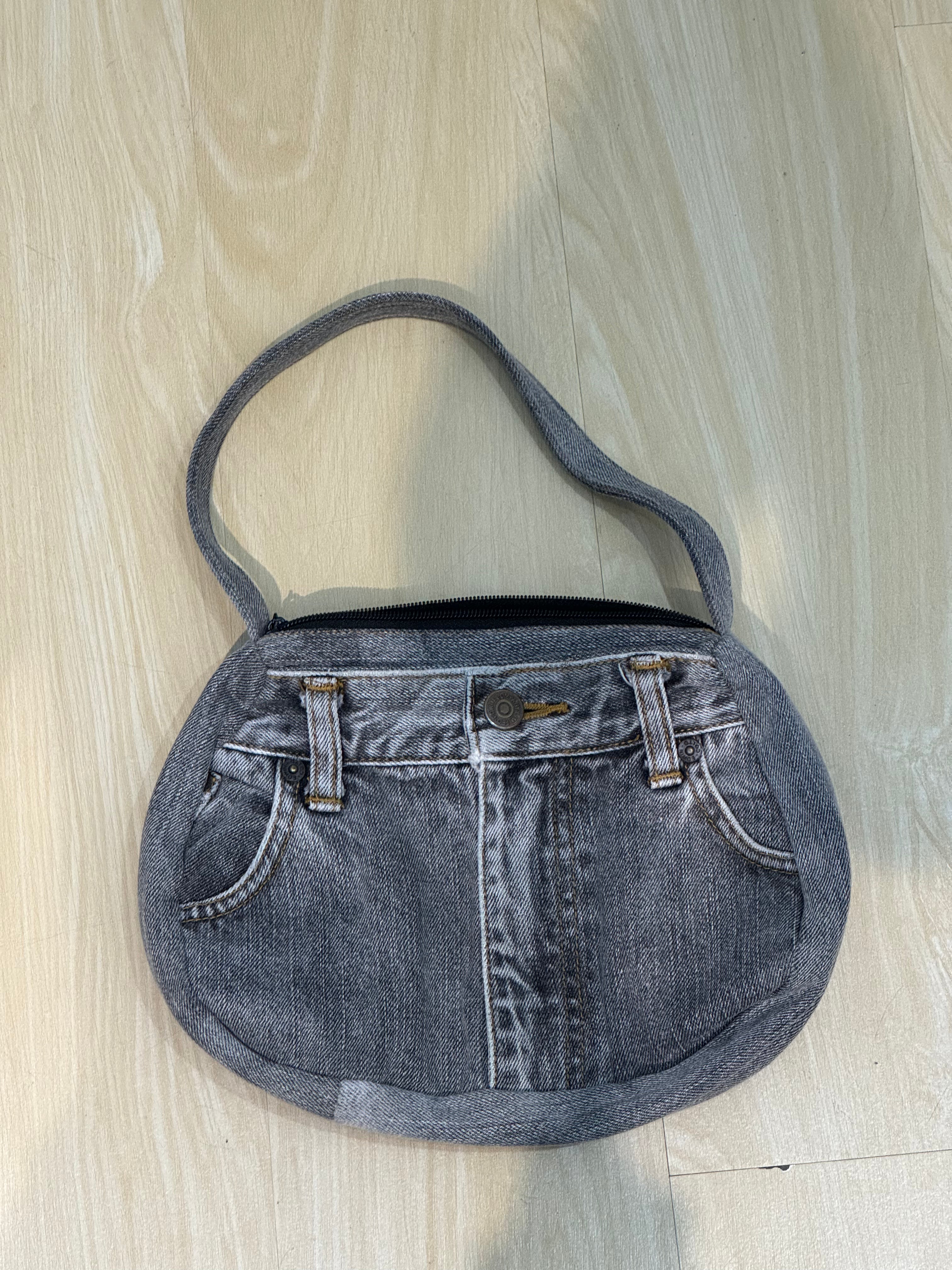 #T205 - Remade Denim Shoulder bag