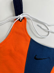 #T040 - Remade Nike Orange&Blue Corset