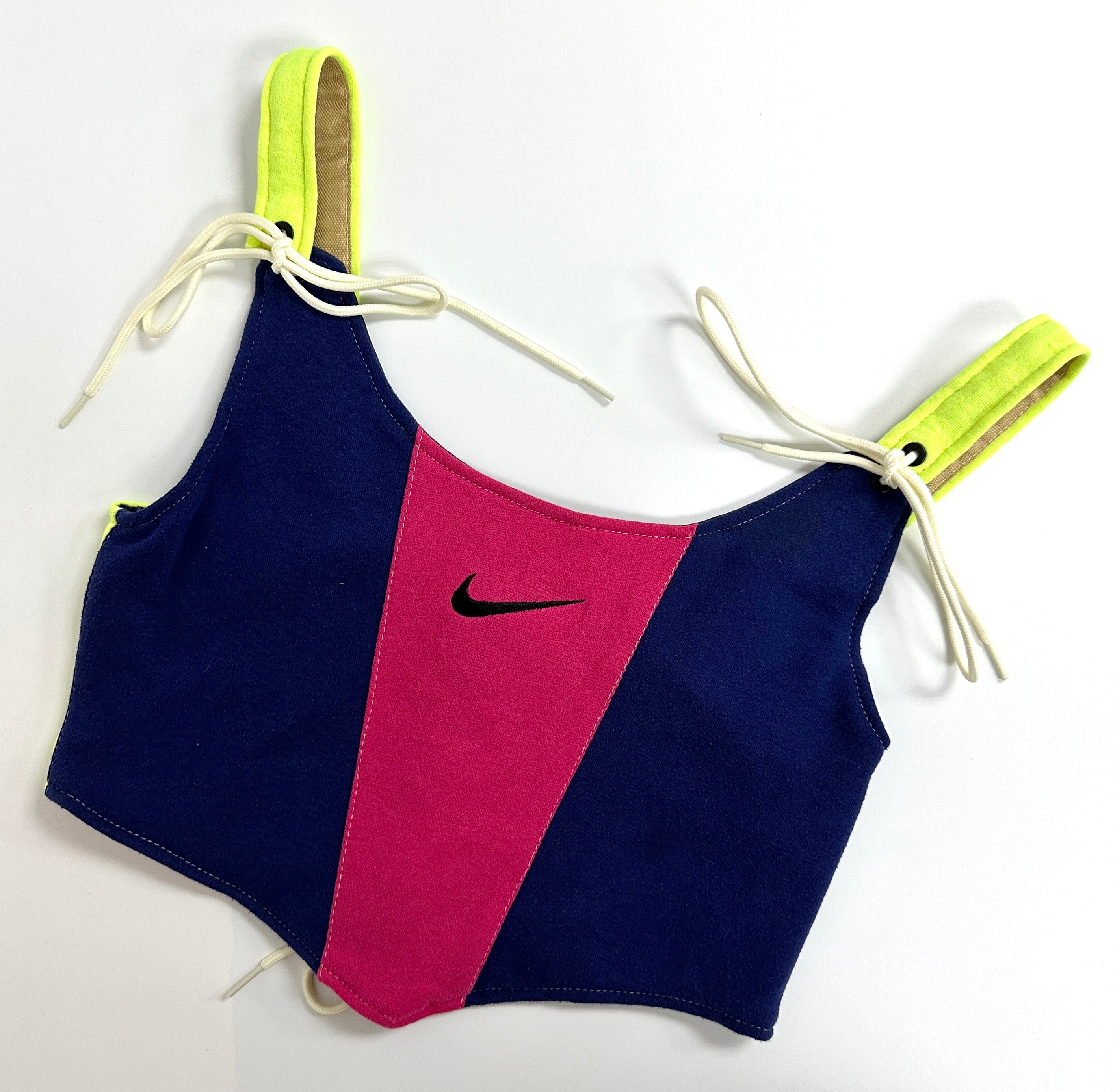 #T043 - Remade Nike Blue&Pink Corset