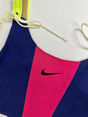 #T043 - Remade Nike Blue&Pink Corset