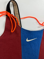 #T046 - Remade Nike Red&Blue Corset