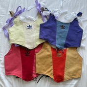 #T065 - Remade Adidas Corsets