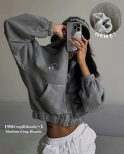 【型格Crop款Hoodie～】Marlene Crop Hoodie