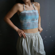 【SS23】Tie-Dye Crossed Tube Top