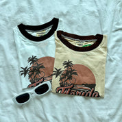 #T082 - Florida Printed Crop Tee