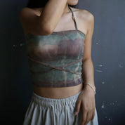 【SS23】Tie-Dye Crossed Tube Top