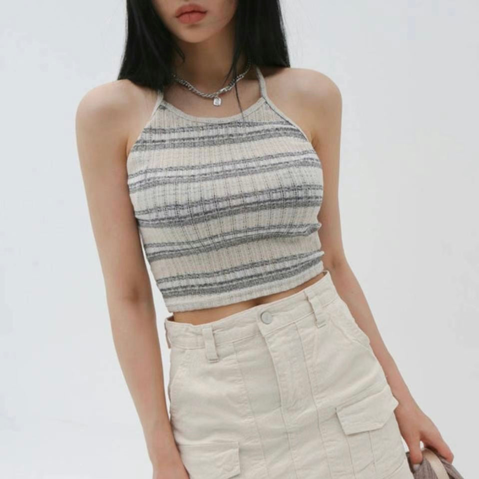 【大熱回歸！】Striped Halter Top