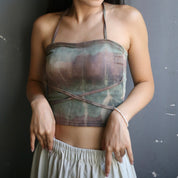 【SS23】Tie-Dye Crossed Tube Top