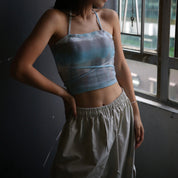 【SS23】Tie-Dye Crossed Tube Top