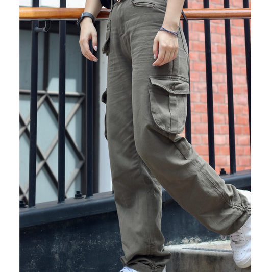 Dakota High Waist Cargo Jeans