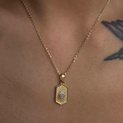 Squared Pendant Necklace