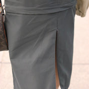 Jailene Solid Cargo Skirt