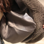 Khole Crop Teddy Jacket