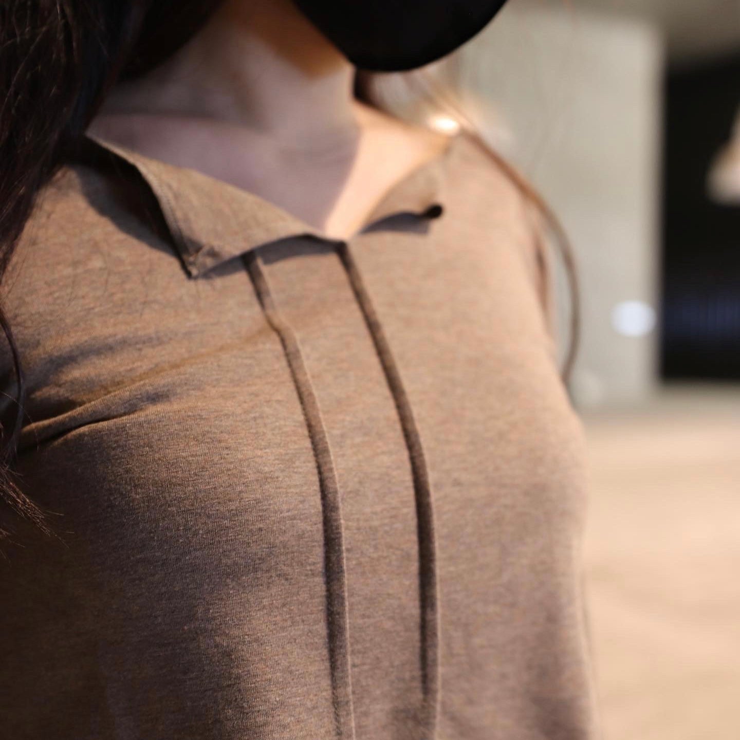 Dolly V Neck Long Sleeve Crop Top