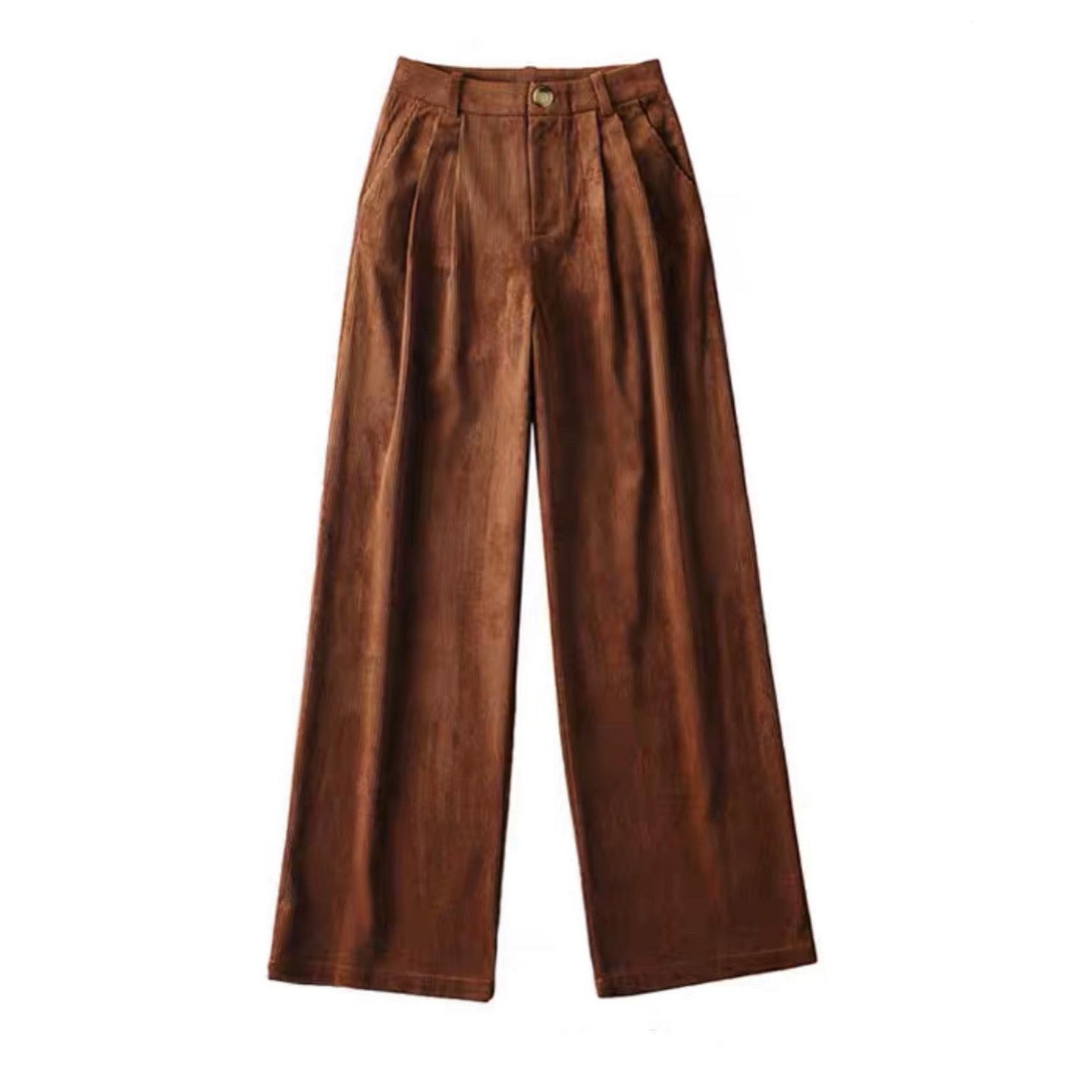 Melisa High Waist Corduroy Pants