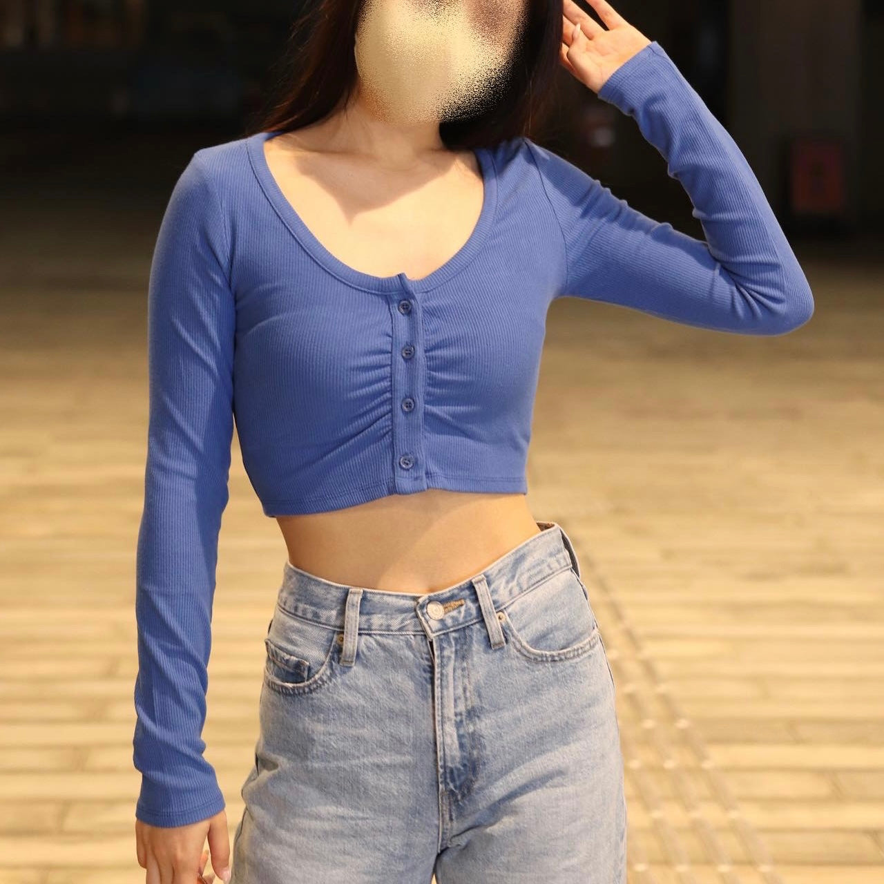 Patricia U Neck Crop Cardigan