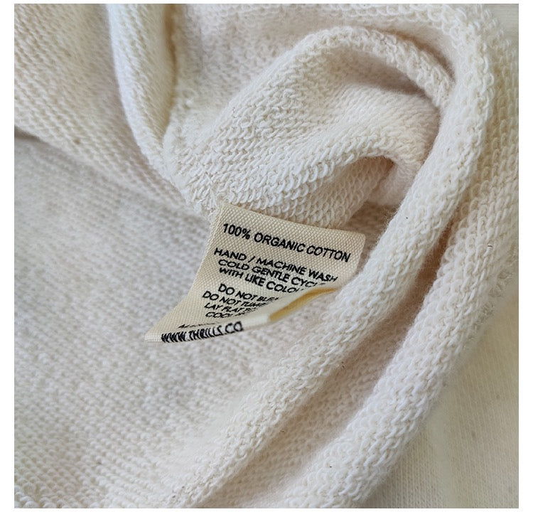 Deluxe 3/4 Zip Pullover - UNBLEACHED