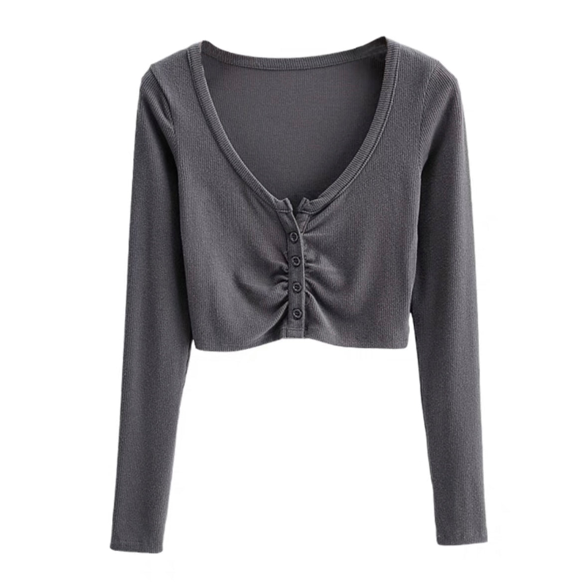 Patricia U Neck Crop Cardigan