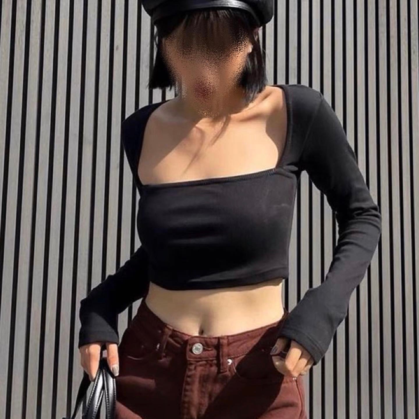 Willow Long Sleeve Crop Top